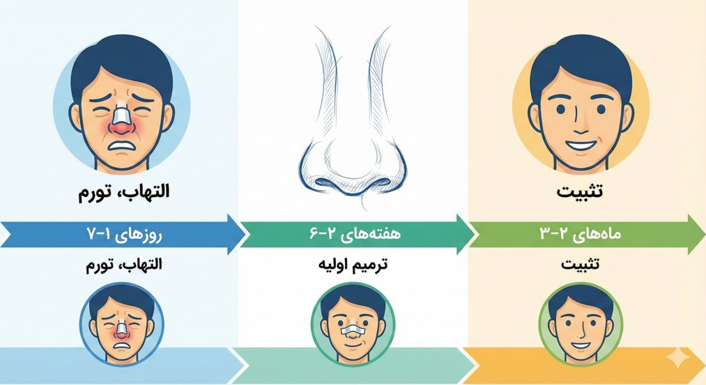 خنتدیدن بعد از عمل بینی