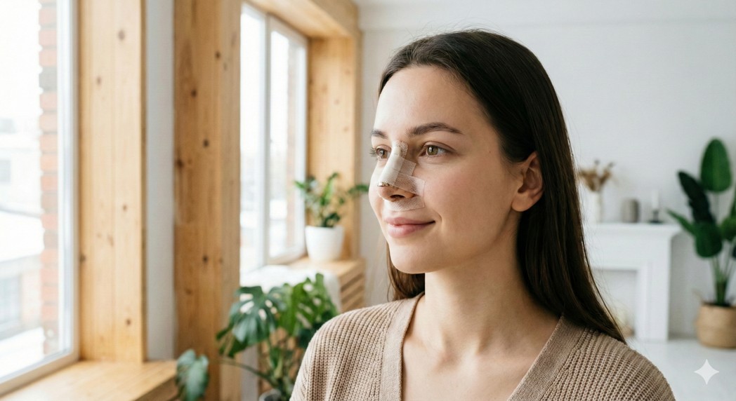 خندیدن بعد از عمل بینی